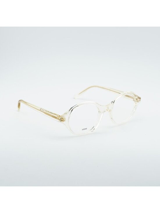 Loewe LW50098I 057 Eyeglasses Transparent Yellow 50mm Round Frame main image 10